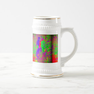 Caneca De Cerveja sereia hippie roxa-roxa