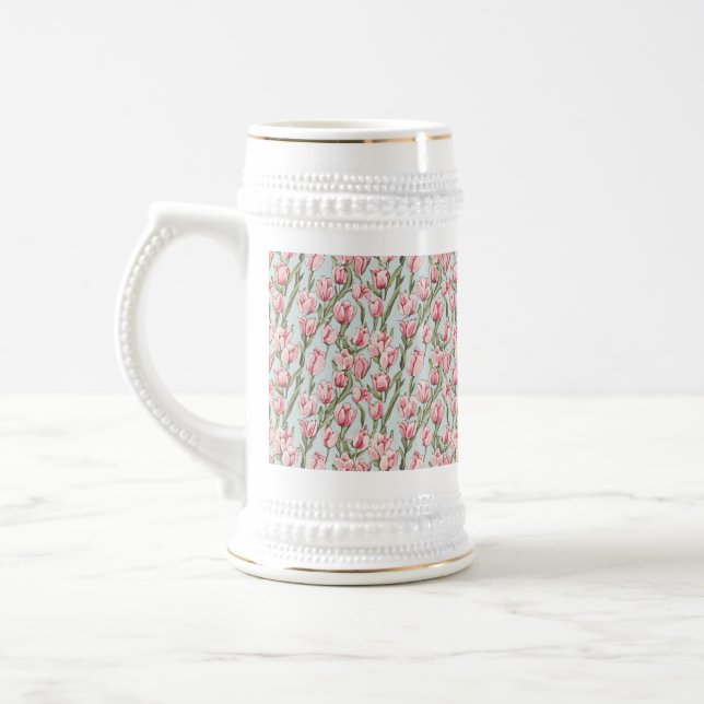 Caneca De Cerveja Serenidade da Fileira Rosa (Esquerda)