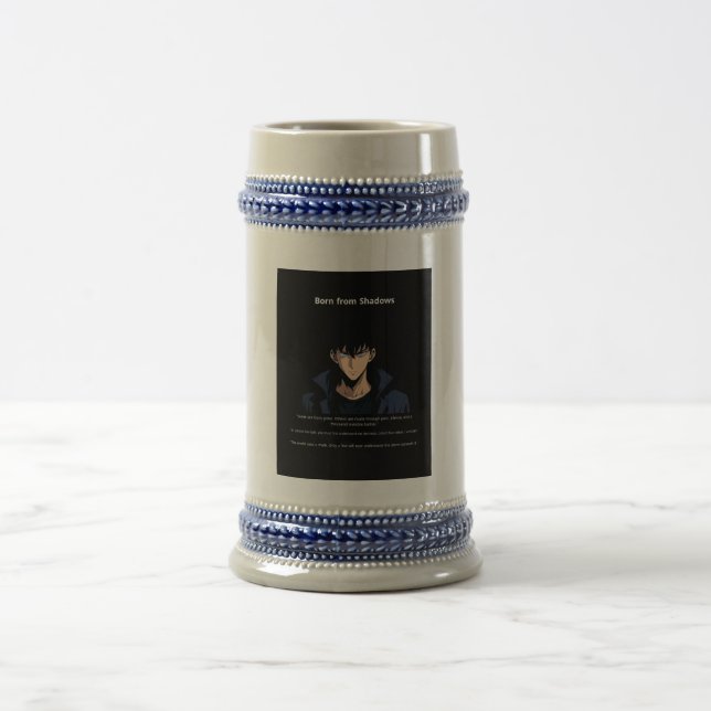 Caneca De Cerveja "Shadow Reborn" "A Força Silenciosa" (Centro)