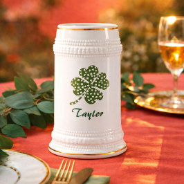 Caneca De Cerveja Shamrock Four Folaf Clover