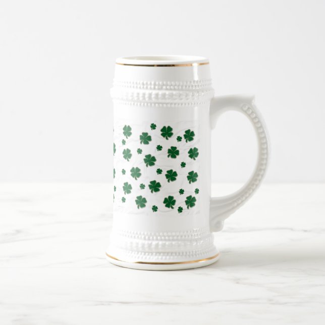 Caneca de cerveja Shamrock Snowflake (Direita)
