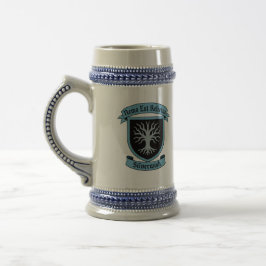 Caneca De Cerveja Silver Wish Crest e motto Mug