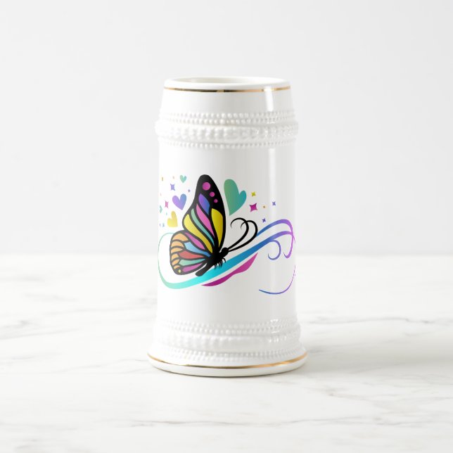 Caneca De Cerveja Símbolo Autismo Gift Mug (Centro)