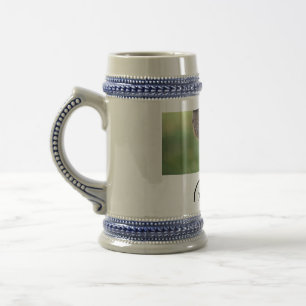 Caneca De Cerveja Simple colorful animal add name photo custom throw