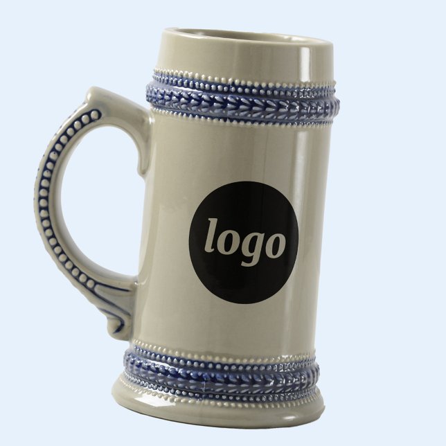 Caneca De Cerveja Simple Logo Business Branding Promotional (Simple logo business branding promotional beer stein)