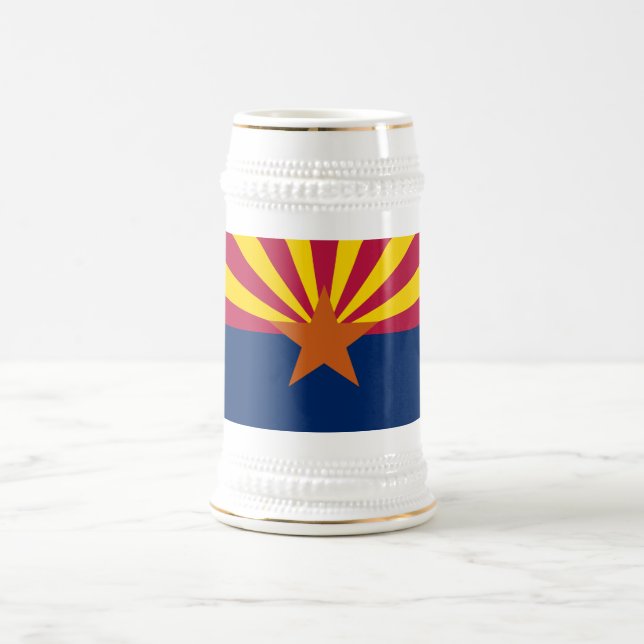 Caneca De Cerveja Sinalizador do Estado da arizona (Centro)