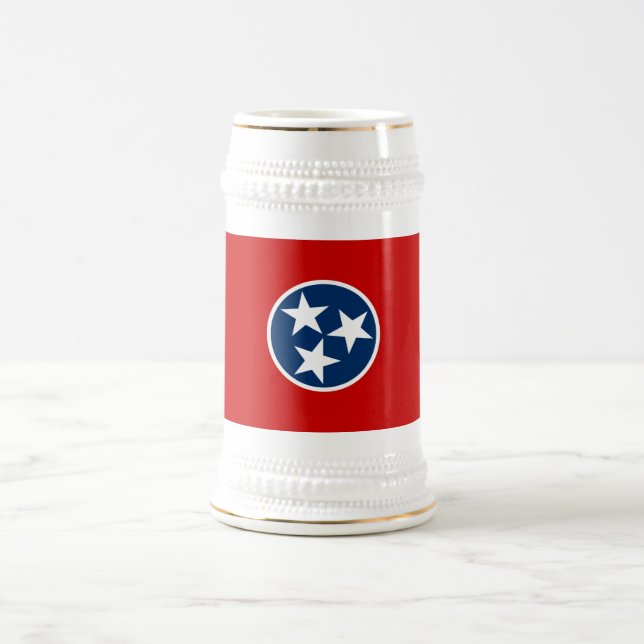 Caneca De Cerveja Sinalizador do Estado do Tennessee (Centro)