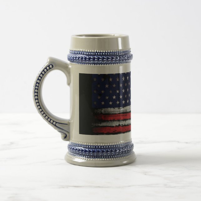 Caneca De Cerveja Sinalizador Grunge U.S.A (Esquerda)
