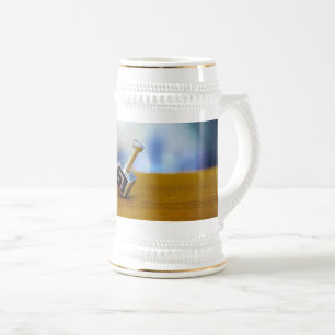 Caneca De Cerveja SlipperyJoe's Happy Hanukkah com quatro lados gira