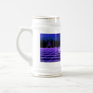Caneca De Cerveja SlipperyJoe's todo tipo de texto negrito em 3D err