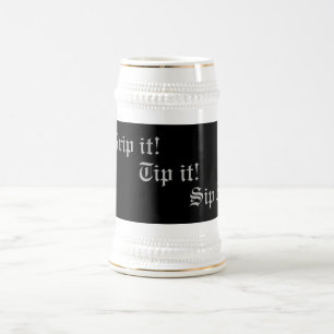 Caneca De Cerveja slogan original do bebendo do divertimento