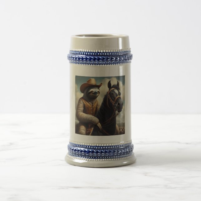 Caneca De Cerveja Sloth Cowboy (Centro)