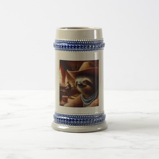 Caneca De Cerveja Sloth Cowboy em Saloon (Centro)