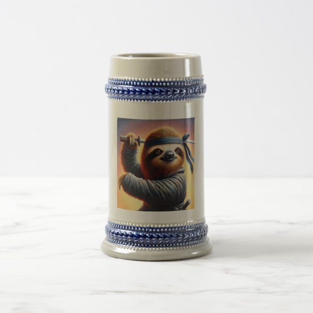 Caneca De Cerveja Sloth Ninja (Centro)
