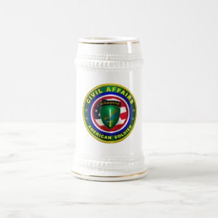 Caneca De Cerveja Soldado dos Assuntos Civis