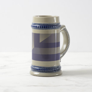 Caneca De Cerveja Sombras violetas azuis