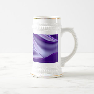 Caneca De Cerveja Sonho Roxo, Abstrato Fantasy Arte Arco-Íris