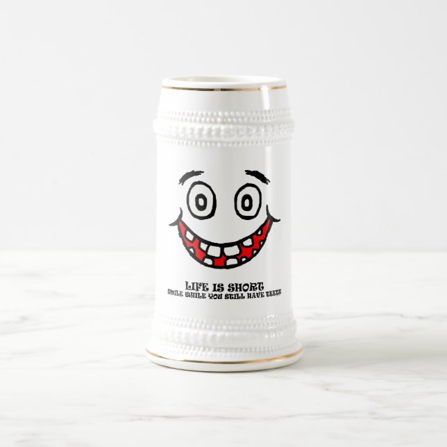Caneca De Cerveja Sorriso quando você ainda tiver os dentes (Centro)