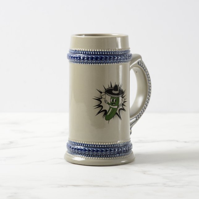 Caneca De Cerveja Spicy Jalapeño Fiesta (Frente Esquerda)