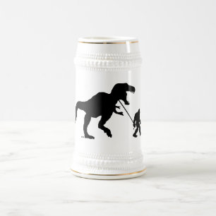 Caneca De Cerveja Squatchin ido com T-rex