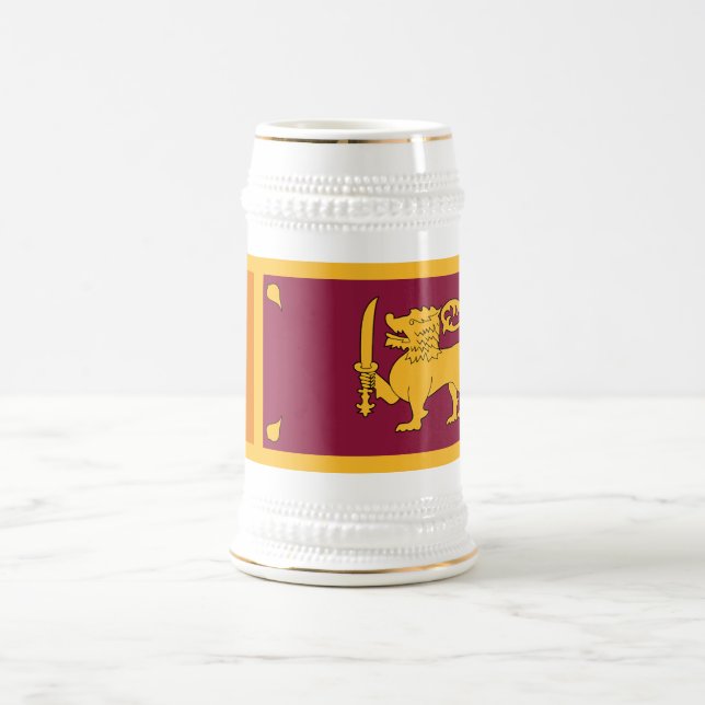Caneca De Cerveja Sri Lanka Flag (Centro)