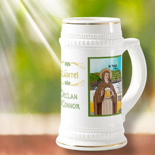 Caneca De Cerveja St. Brígida da Irlanda e Seu Lago de Cerveja