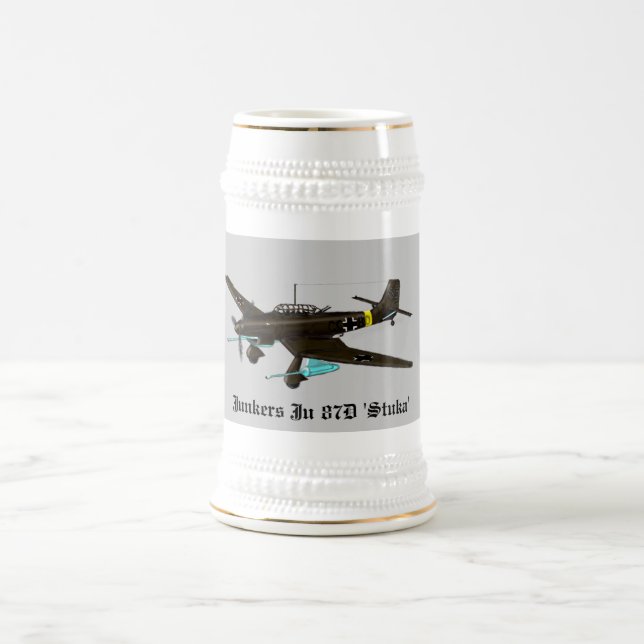 Caneca de cerveja Stuka Ju87 (Centro)
