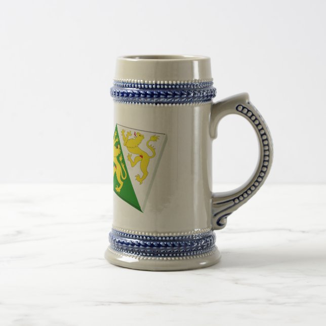 Caneca De Cerveja Suiça e bandeiras de Thurgau (Direita)