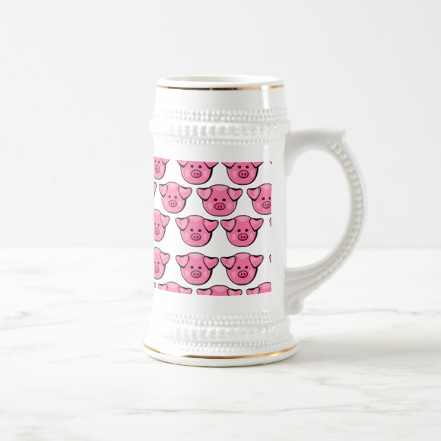 Caneca De Cerveja Suínos Rosa-Gelados (Direita)