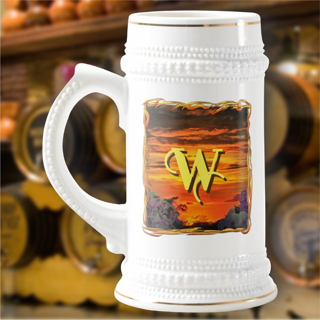 Caneca De Cerveja Sunset Plaza Marina 2584 (Criador carregado)