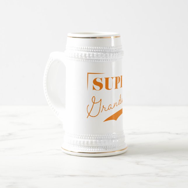 Caneca De Cerveja Super vovó (Frente Esquerda)