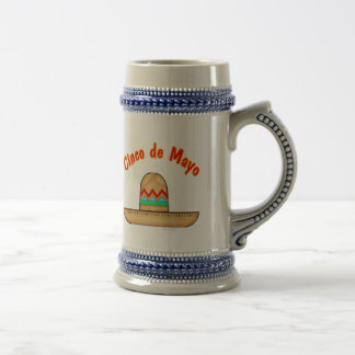 Caneca De Cerveja T-shirt e presentes mexicanos de Cinco de Mayo do