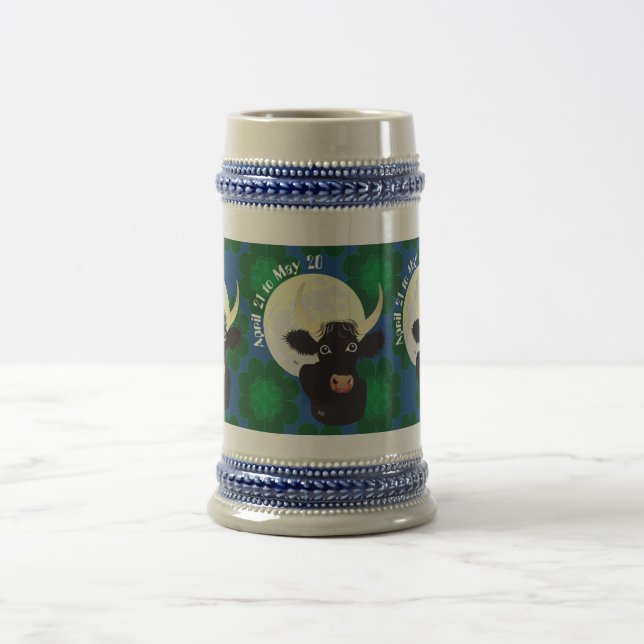 Caneca De Cerveja Taurus abril 21 to May 20 Mug (Centro)