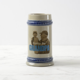 Caneca De Cerveja Tem de Ser Avô Classe Retro Vintage Camuflagem Fam