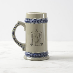 Caneca De Cerveja Templo Mórmon de Salt Lake City simples moderno