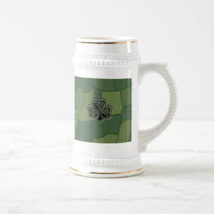 Caneca De Cerveja Tendência elegante, sorte irlandesa, com uma manta