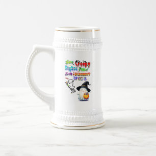 Caneca De Cerveja Tenha Noites Assustadoras Cheias de Guloseimas