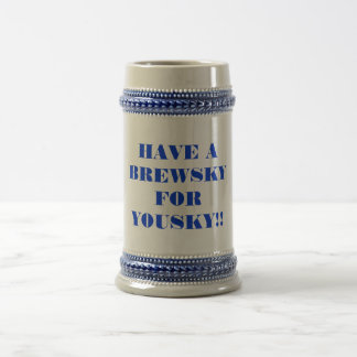 CANECA DE CERVEJA TENHA UM BREWSKY PARA YOUSKY!!