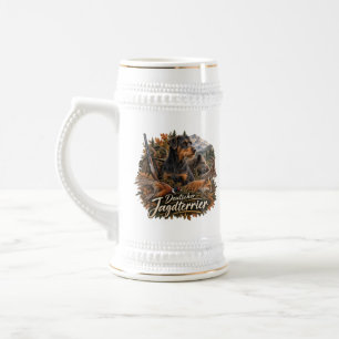 Caneca De Cerveja Terrier de Caça Alemão