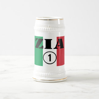 Caneca De Cerveja Tias italianas: ONU de Zia Numero