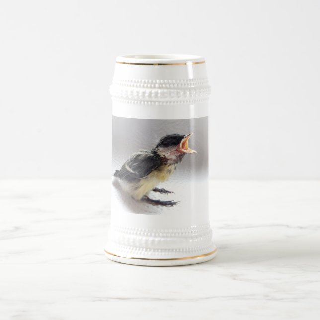 Caneca De Cerveja Tidi, meu Pássaro, o Parus Major (Centro)