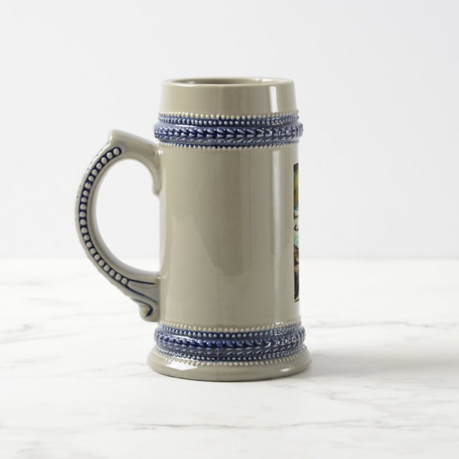 Caneca De Cerveja Tigre de Aquarela (Esquerda)