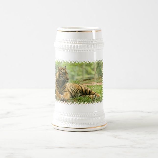 Caneca de Cerveja Tigre Descansando (Centro)