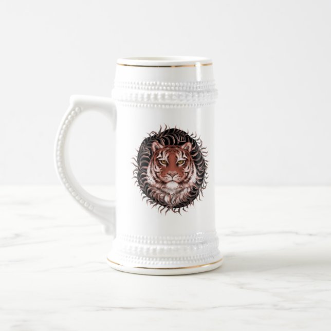 Caneca De Cerveja Tigre na relva (Esquerda)