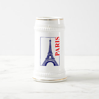 Caneca De Cerveja Torre de Paris-Eiffel