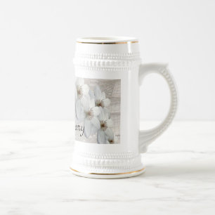 caneca de cerveja tradicional de casamento de segu