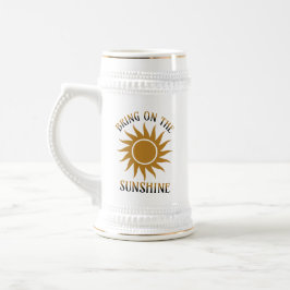Caneca De Cerveja Tragam o Ouro Sol