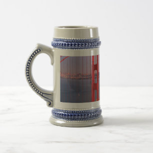 Caneca De Cerveja Travesseiro decorativo da ponte ouro