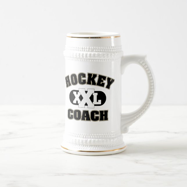 Caneca De Cerveja Treinador de hóquei (Direita)
