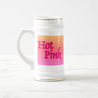 Tripa branca-caneca de cerveja-branca-rosa-quente